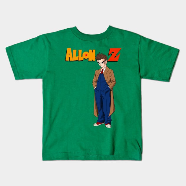 Allon-Z! (Kelly/Green) Kids T-Shirt by thuansays